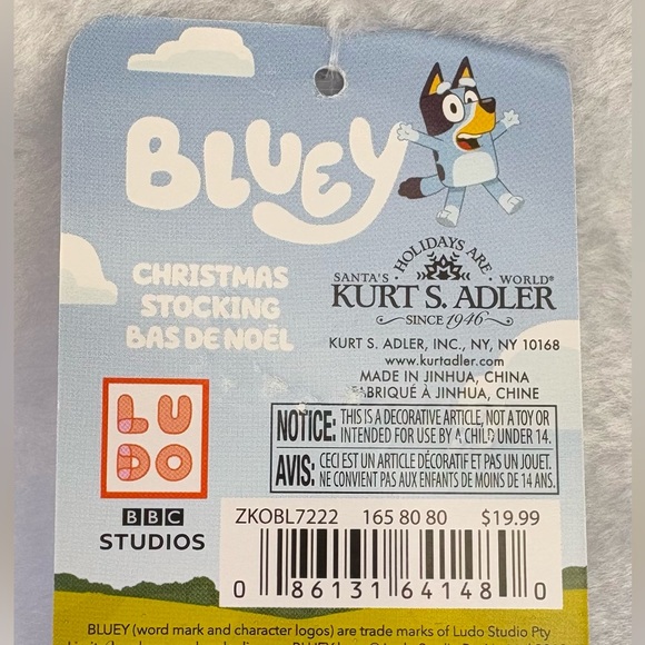 BLUEY CHRISTMAS STOCKING - Picture 5 of 6